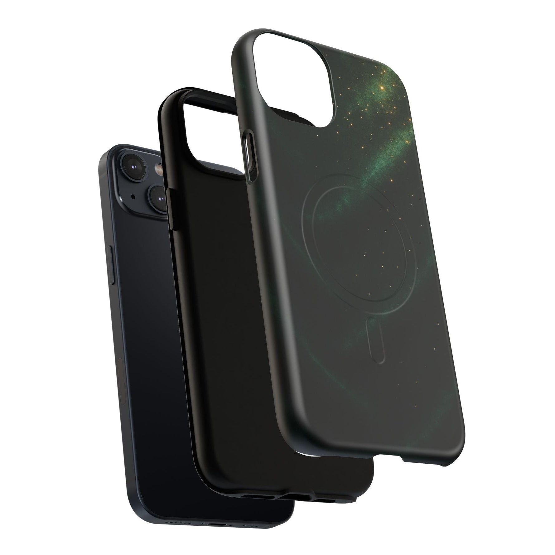 Luxury Series Emerald Galaxy iPhone Case with MagSafe  Shamo's