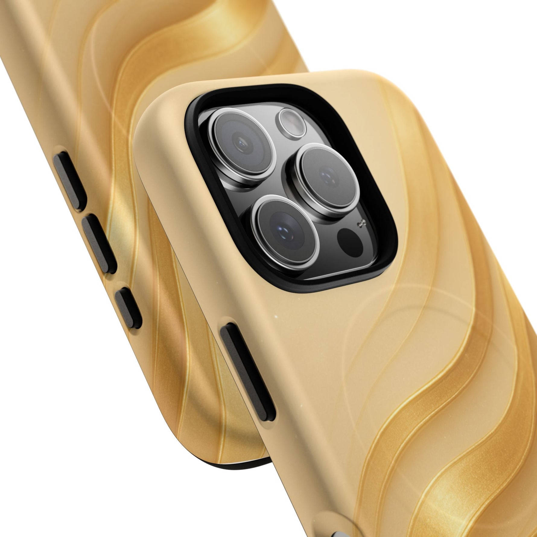 Luxury Series Golden Aura iPhone Case compatible with MagSafe  Shamo's