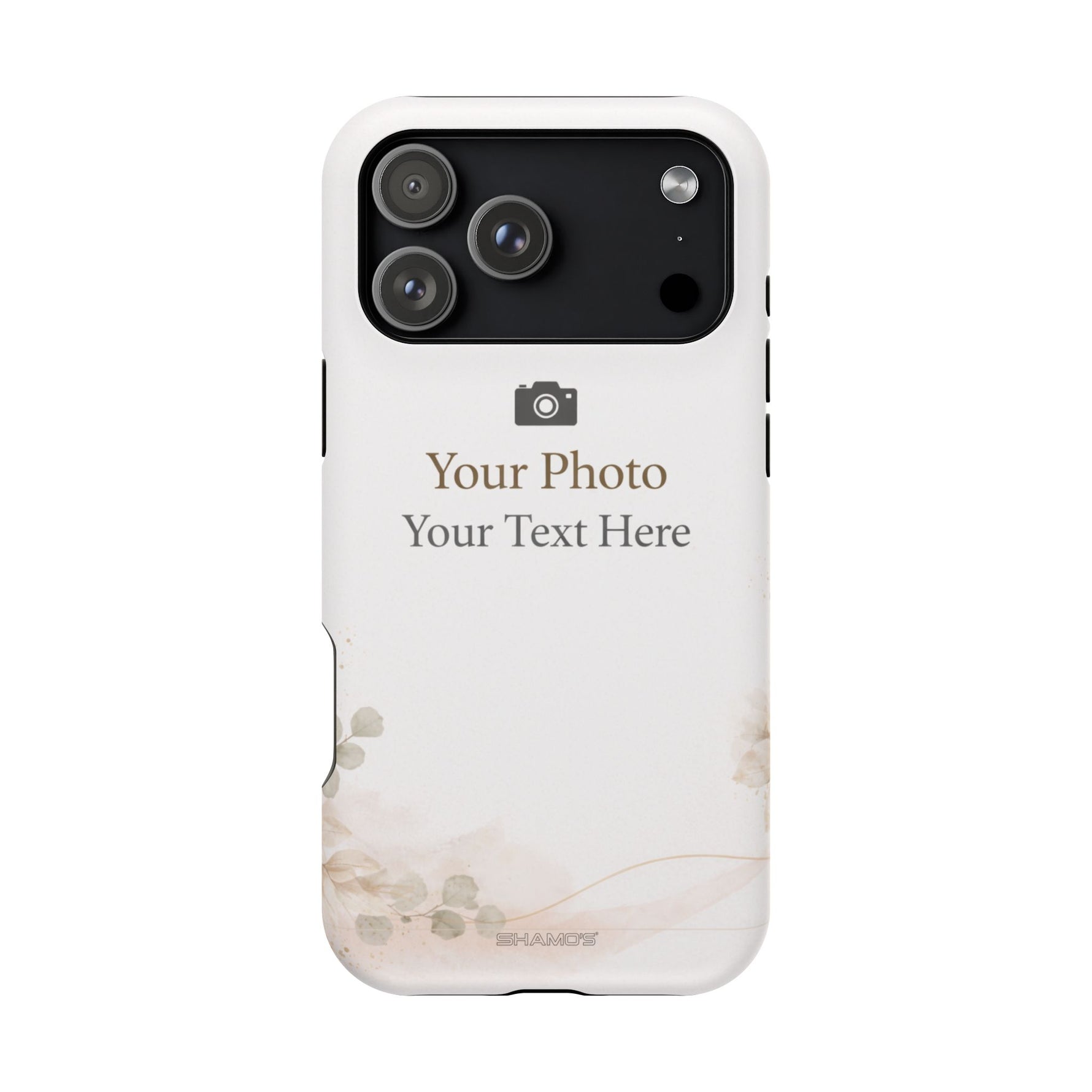 Personalizable Impact-Resistant Phone Case — Add Photo & Text - iPhone 17 Pro Max / Matte / Without gift packaging - Shamo's