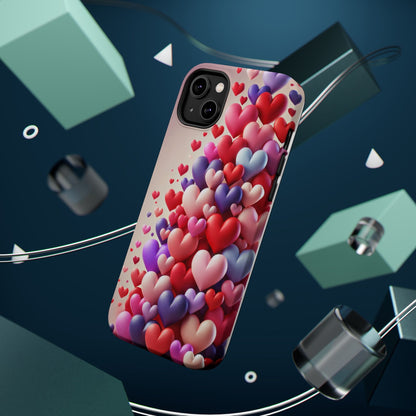 Love Hearts MagSafe iPhone Case — Magnetic, Impact-Resistant  Shamo's