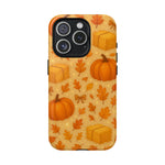 Autumn Harvest iPhone Case — Pumpkin & Haystack Fall with MagSafe - Shamo's