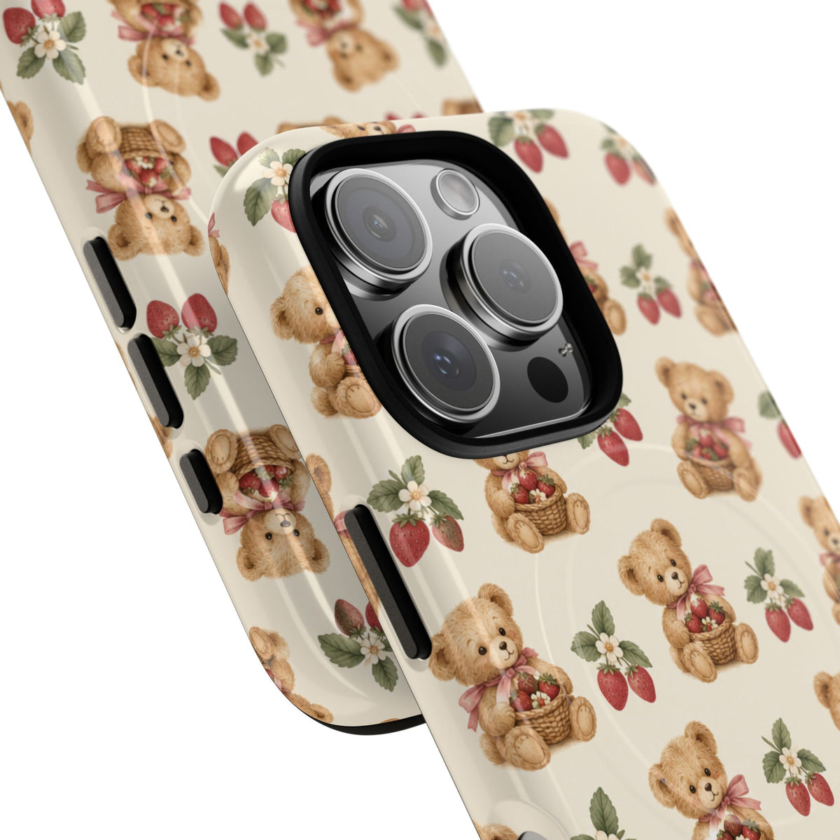 Teddy Berry Basket iPhone Case with MagSafe