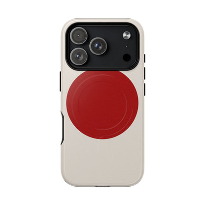 Japan Flag iPhone Case - Tough Works with MagSafe