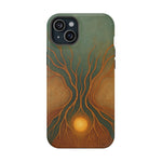 Abstract Tree of Life Design Golden Origin iPhone Case | MagSafe Compatible  Shamo's
