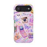 2016 Vibes Y2K Sticker Collage Magnetic Impact-Resistant iPhone Case with MagSafe Compatibility