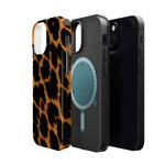 Leopard Print Impact-Resistant iPhone Case with MagSafe Compatibility  Shamo's