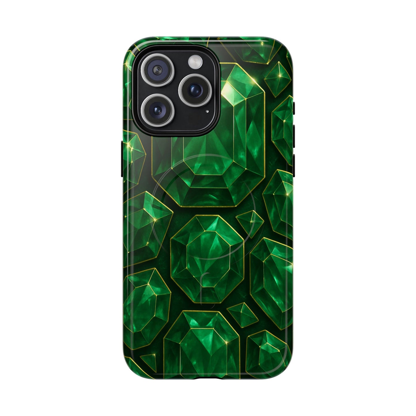 Luxury Series Emerald Gem iPhone Case with MagSafe - Shamo's