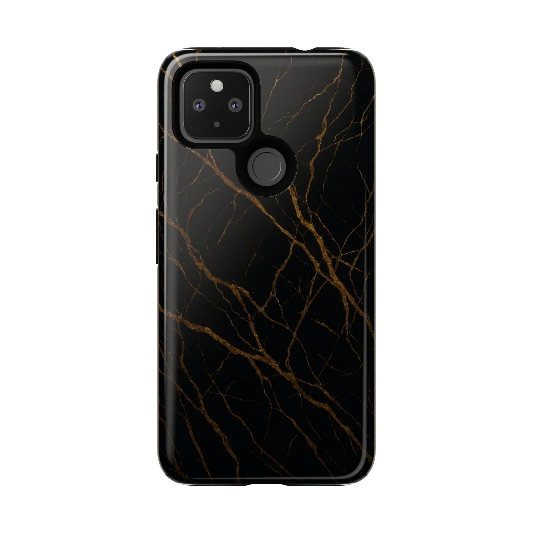 Black Marble Tough iPhone Case  Shamo's