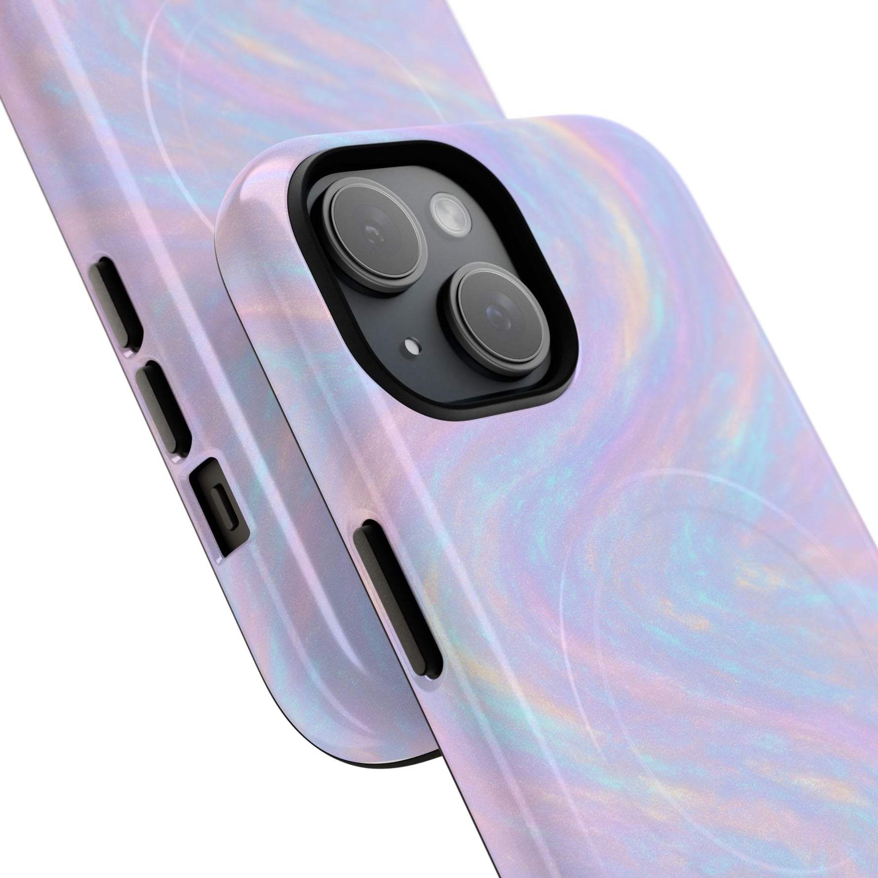 Luxury Series Iridescent Swirl iPhone Case with MagSafe - Shamo's