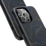 Midnight Marble iPhone Case with MagSafe - iPhone 17 / Glossy - Shamo's