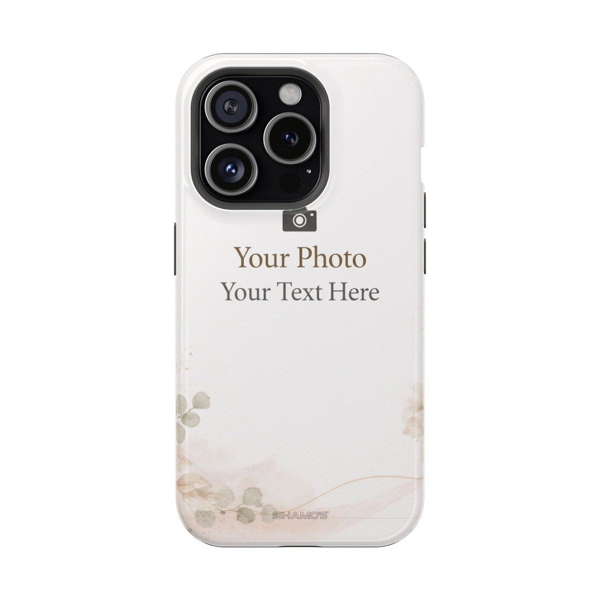 Personalizable Impact-Resistant Phone Case — Add Photo & Text