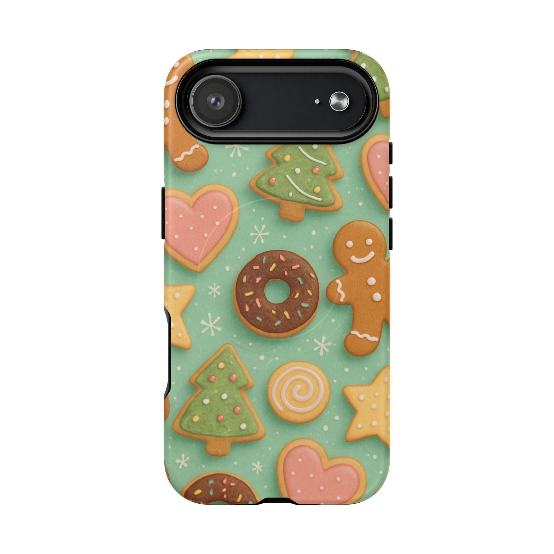 Holiday Cookie Pattern iPhone Case — MagSafe compatible  Shamo's iPhone 17 Air / Matte