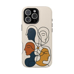 "Connected Lines" Minimalist iPhone Case — MagSafe, Magnetic Impact-Resistant  Shamo's iPhone 16 Pro Max / Glossy