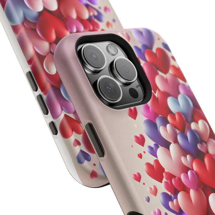 Shamo's Phone Case | MagSafe Compatible | Love Hearts Theme for iPhone 17 and more