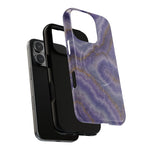 Purple Agate Marble iPhone Case with MagSafe  Shamo's