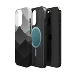Monochrome Mountain Design iPhone Case | MagSafe  Shamo's