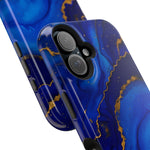 Blue Gold Marble Phone Case  Shamo's