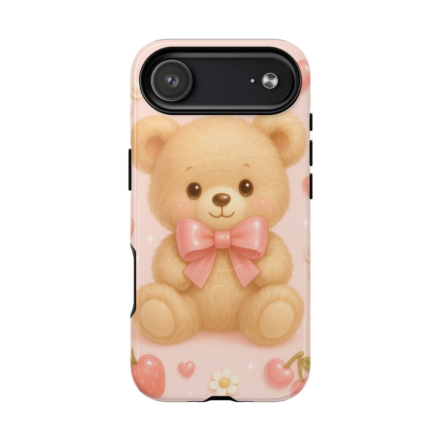Ribbon Teddy Bear Love iPhone Case with MagSafe