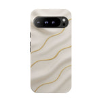 Elegant Gold Wave Tough iPhone Case  Shamo's