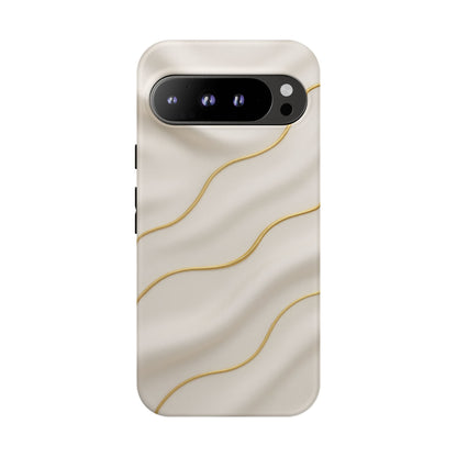 Elegant Gold Wave Tough iPhone Case