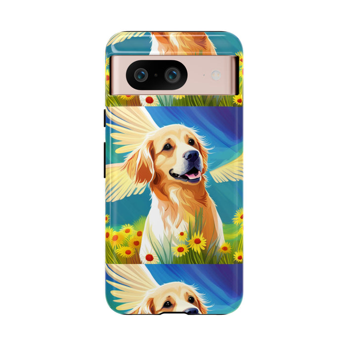 Tough Cases Golden Retriever with Wings Phone case