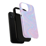 Luxury Series Iridescent Swirl iPhone Case with MagSafe - Shamo's