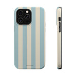 Blue Strips Pattern iPhone Case Compatible with MagSafe
