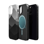 Monochrome Mountain Design iPhone Case | MagSafe  Shamo's