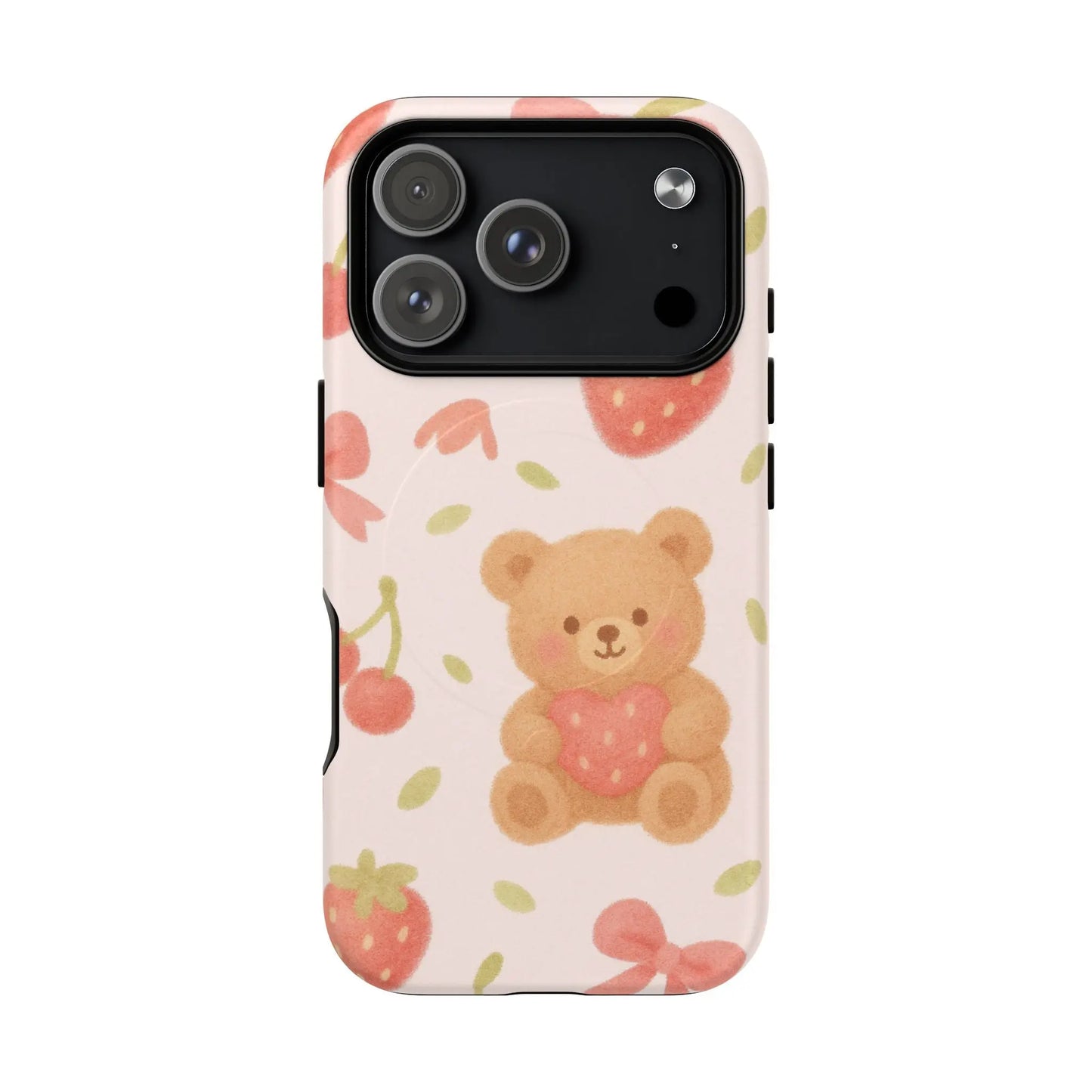 Teddy Berry Basket Friends iPhone Case with MagSafe - Shamo's
