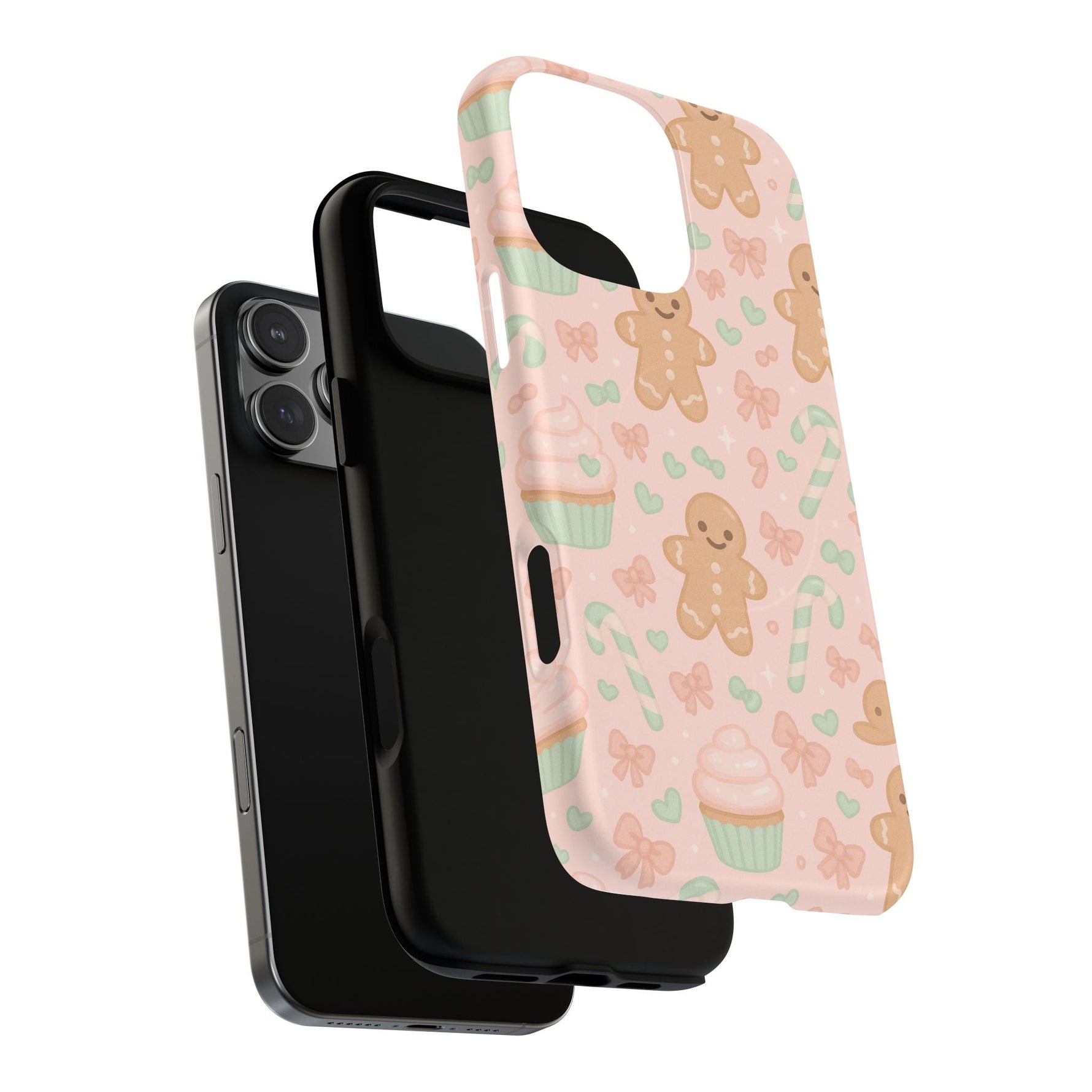 Gingerbread Candy Holiday Tough iPhone Case | compatible with MagSafe  Shamo's
