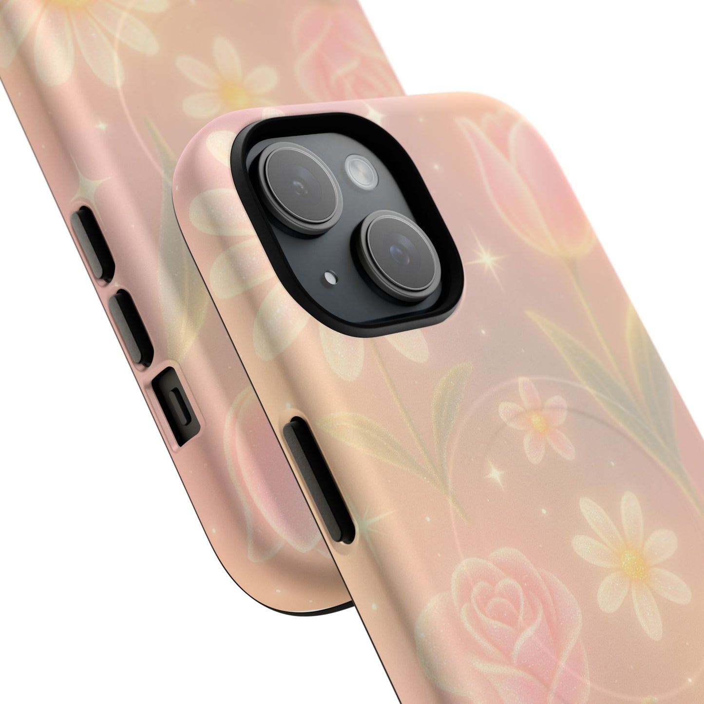 Sparkle Garden Floral iPhone Case with MagSafe