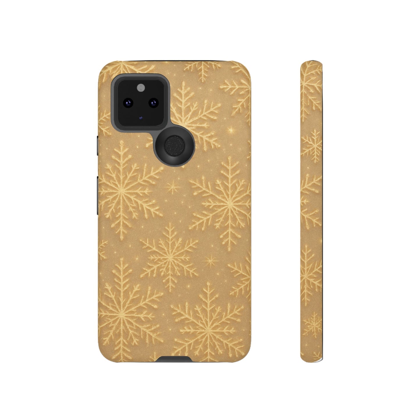 Golden Snowflake Holiday iPhone Case - Shamo's