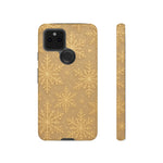 Golden Snowflake Holiday iPhone Case - Shamo's