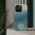 “Calm Over Chaos” Abstract Ocean Wave iPhone Case | MagSafe Compatible  Shamo's