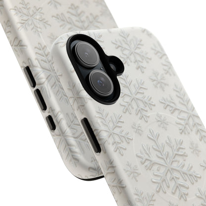 Snowflake Texture iPhone Case compatible with MagSafe