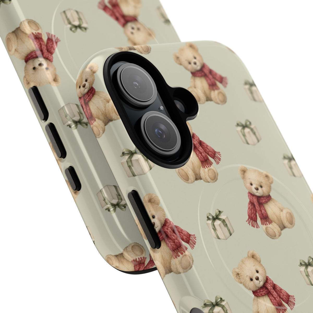 Teddy Bear on Holidays iPhone Magnetic Case with MagSafe