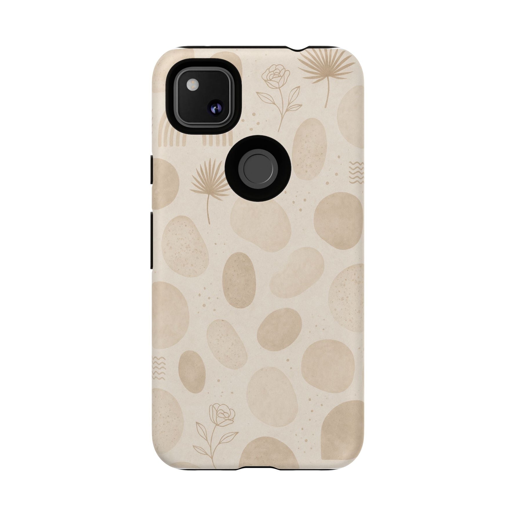 Neutral Pebble Pattern Tough iPhone Case  Shamo's
