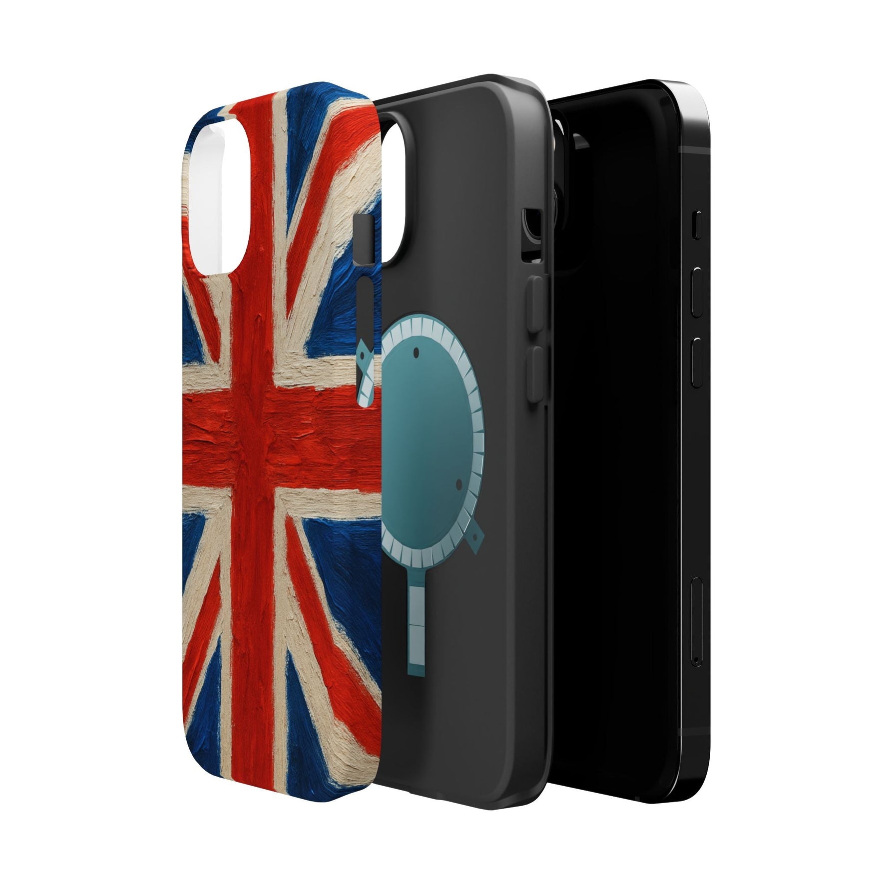 MagSafe Tough iPhone Case — UK Flag Magnetic Impact-Resistant Design  Shamo's