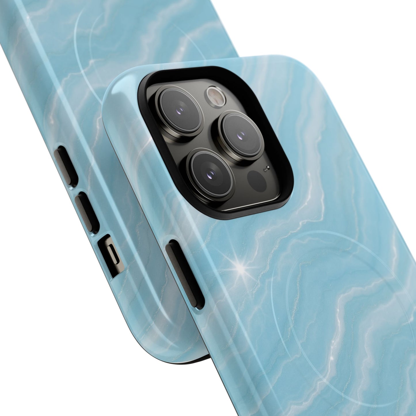Sky Glow Marble iPhone Case with MagSafe