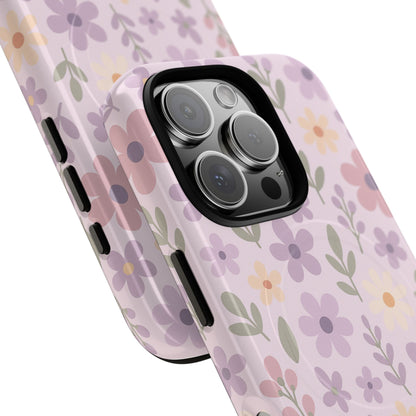 Floral Magnetic | Compatible with MagSafe Phone Case - Stylish and Durable Protection