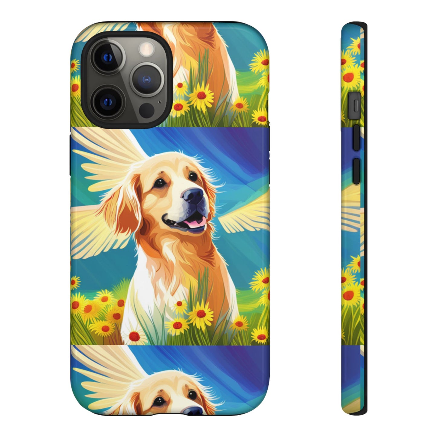 Tough Cases Golden Retriever with Wings Phone case
