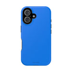 Cobalt Pop Blue Solid Color Impact-Resistant iPhone Case | Slim Shockproof MagSafe-Compatible