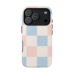 Pastel Checkerboard Pattern iPhone Cases - MagSafe - Shamo's