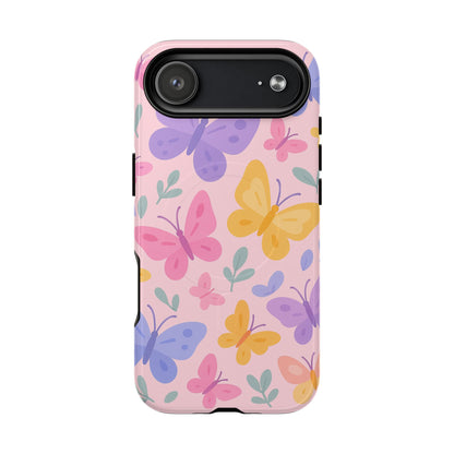 Butterfly Pattern Compatible with MagSafe Tough Magnetic Phone Case