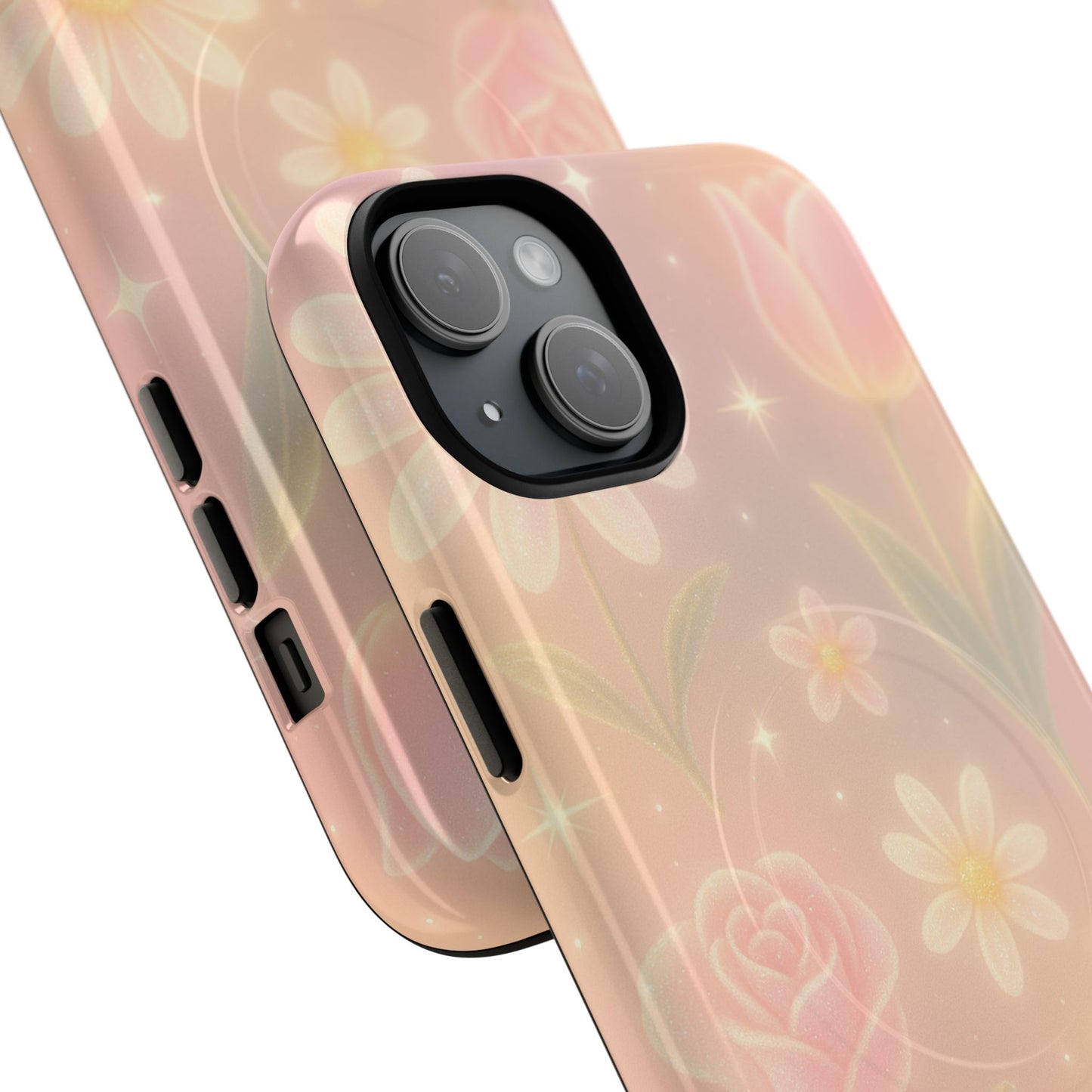 Sparkle Garden Floral iPhone Case with MagSafe