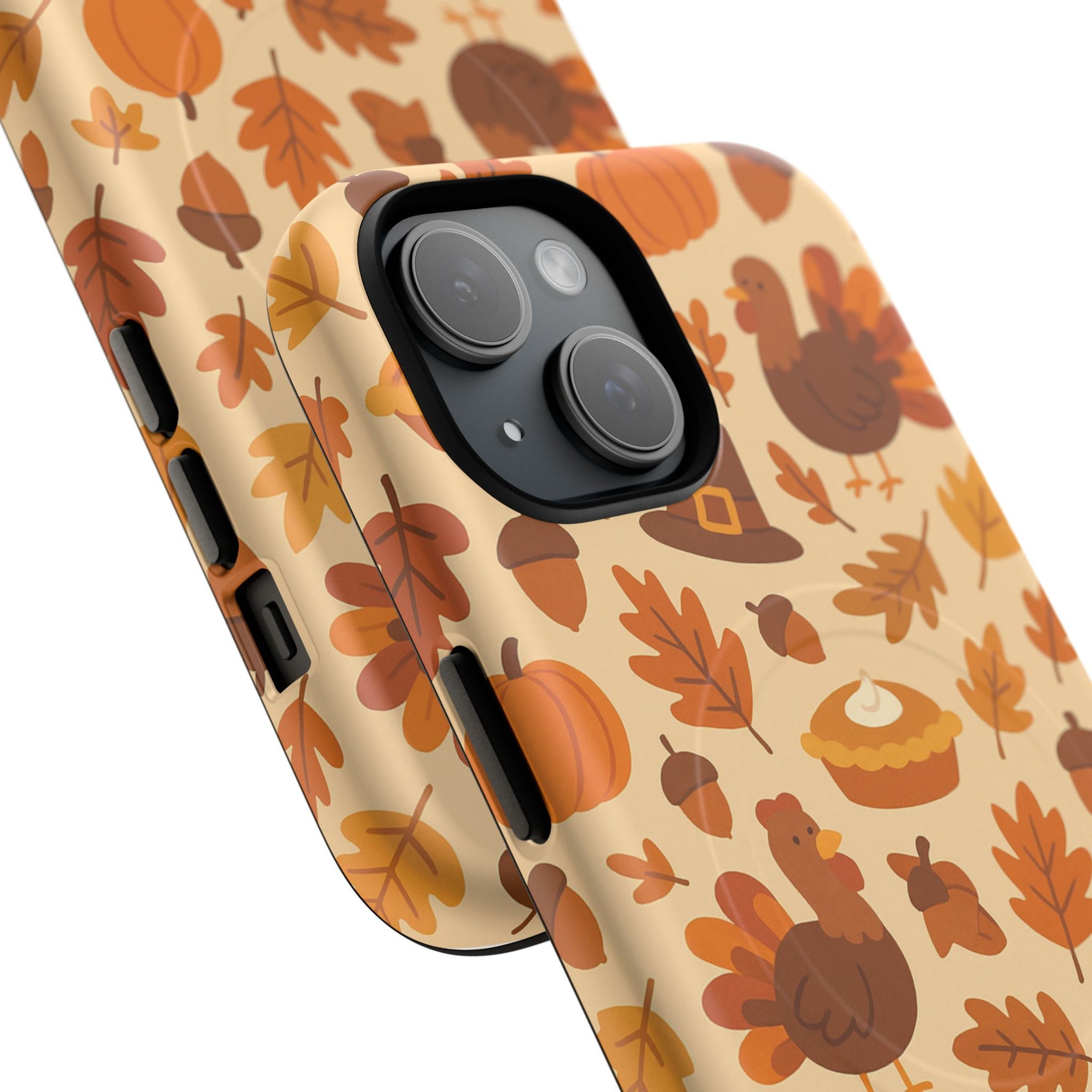 Thanksgiving-Themed Tough Magnetic iPhone Case | Compatible with MagSafe - Shamo's