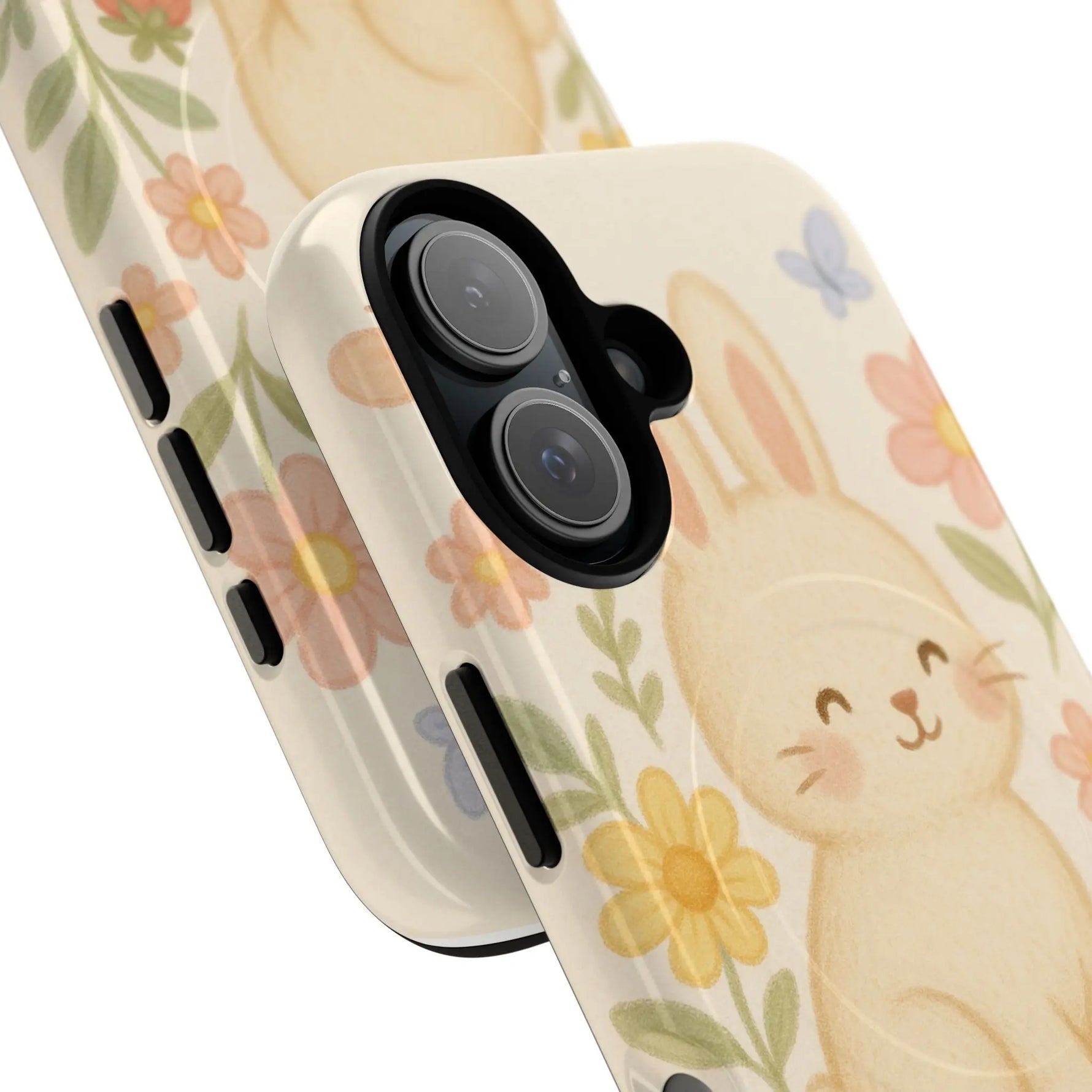Fluffy Bunny Garden iPhone Case with MagSafe  Shamo's