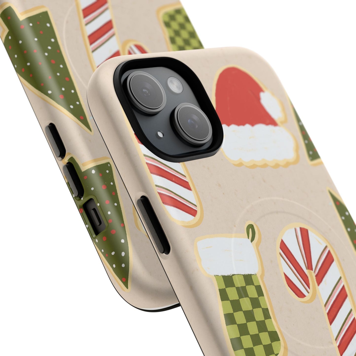 Festive Candy Cane Holiday iPhone Case | MagSafe  Shamo's