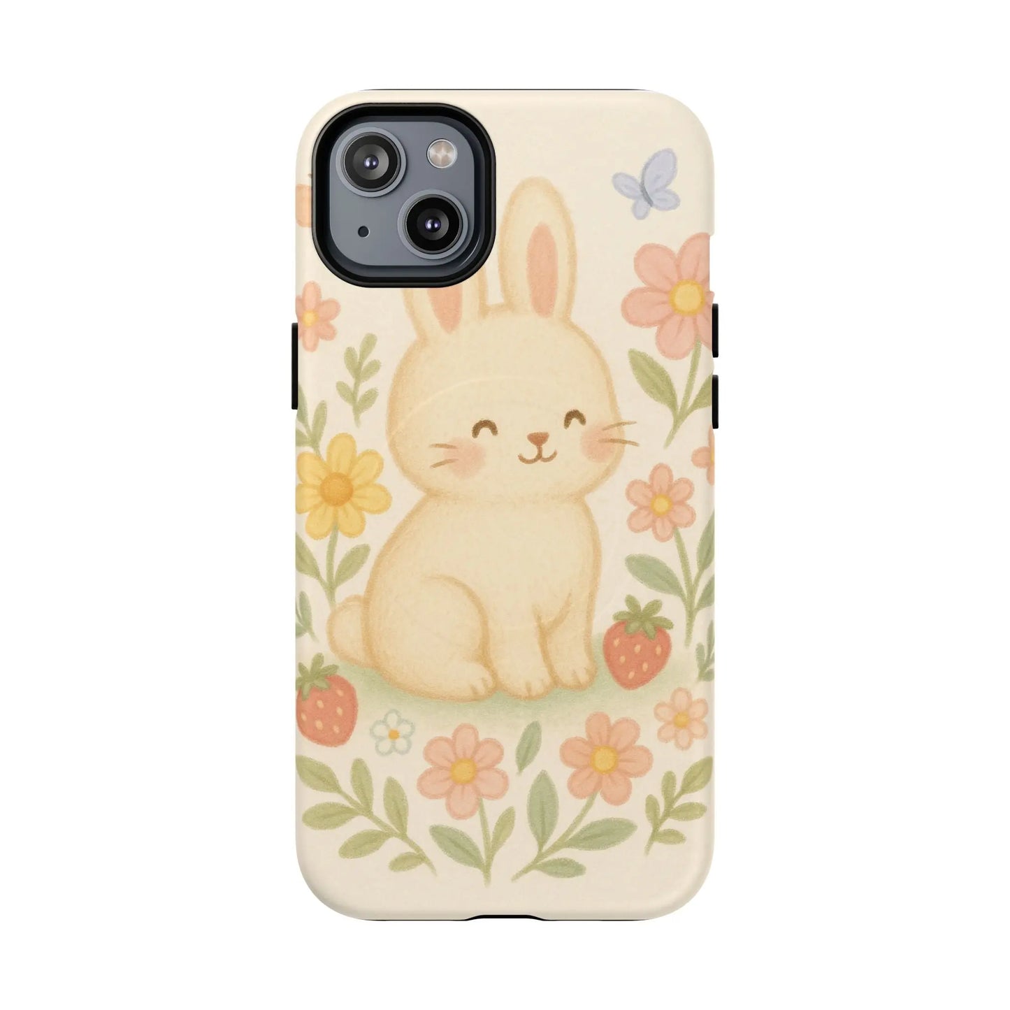 Fluffy Bunny Garden iPhone Case with MagSafe - Shamo's
