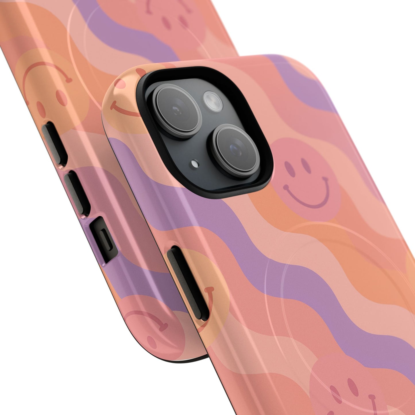 Groovy Smiley Faces Retro iPhone Case | MagSafe